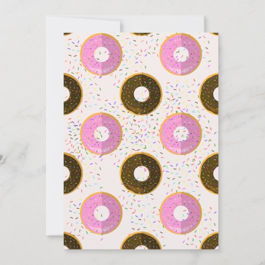 Invitation d'anniversaire Sweet One (Dos)