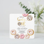 Invitation d'anniversaire Sweet One, 1ère fille d' (Debout devant)