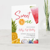 Invitation d'anniversaire Sweet One, Anniversaire (Devant)