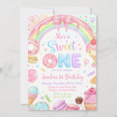Invitation d'anniversaire Sweet One, Invitation 1e (Devant)
