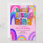 Invitation d'anniversaire Sweet Sassy & 9 (Devant)