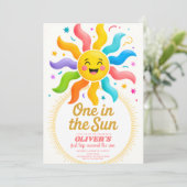 Invitation d'anniversaire Sweet Sunshine (Debout devant)