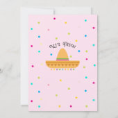 Invitation d'anniversaire Taco Twosday (Dos)