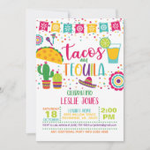 Invitation d'anniversaire Tacos & Tequila - Wh (Devant)