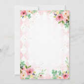 Invitation d'anniversaire Tea Party (Dos)