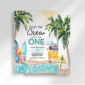 Invitation d'anniversaire The Big One Surf