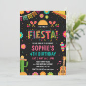 Invitation d'anniversaire thème Fiesta (Debout devant)