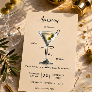 Invitation d'anniversaire Tini Bit Older Martin