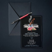 Invitation d'anniversaire Tomahawk