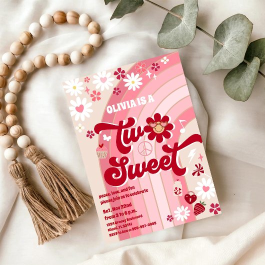 Invitation d'anniversaire Too Sweet