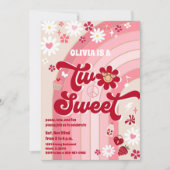 Invitation d'anniversaire Too Sweet (Devant)