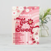 Invitation d'anniversaire Too Sweet (Debout devant)