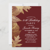 Invitation d'anniversaire TOUTES COULEURS - Feuill (Devant)