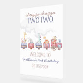 Invitation d'anniversaire Toy Train Montez à bord, (Angle)