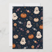 Invitation d'anniversaire Trick or Three (Dos)