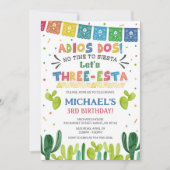 Invitation d'anniversaire trois Esta | Invitation  (Devant)