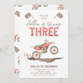 Invitation d'anniversaire trop rapide | 3e anniver (Devant / Derrière)