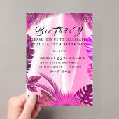 Invitation d'anniversaire tropical, Ananas Hawaïen (In situ (ordinateur de poche))