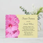 Invitation d'anniversaire tropicale (jaune) (Debout devant)