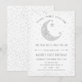 Invitation d'anniversaire Twinkle Twinkle Little S (Devant / Derrière)