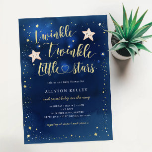 Invitation d'anniversaire Twinkle Twinkle Little S