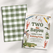 Invitation d'anniversaire Two Da Bayou