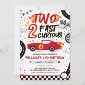 Invitation d'anniversaire Two Fast, Invitation de (Devant)