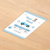 Invitation d'anniversaire Two Fast pour garçon | V (Poser)