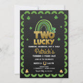 Invitation d'anniversaire Two Lucky Saint-Patrick (Devant)
