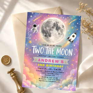 Invitation d'anniversaire Two The Moon 2ème annive