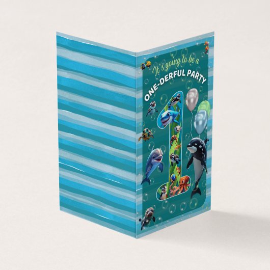 Invitation d'anniversaire verticale d'une fête (Extérieur)