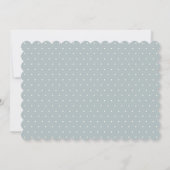 Invitation d'anniversaire vintage mignonne lapin (Dos)