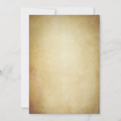 Invitation d'anniversaire vintage - Tout âge (Dos)