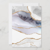 Invitation d'anniversaire virtuelle Blue & Gold Ag (Dos)