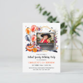 Invitation d'anniversaire virtuelle pour Halloween (Debout devant)