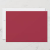 Invitation d'anniversaire voilier bleu et rouge (Dos)