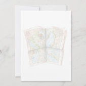 Invitation d'anniversaire Voyage Monde (Dos)