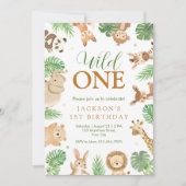 Invitation d'anniversaire Wild One (Devant)