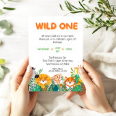 Invitation d'anniversaire Wild One Boy