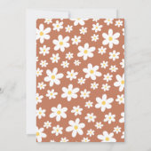 Invitation d'anniversaire Wild One Daisy | Premier (Dos)