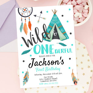 Invitation d'anniversaire Wild & ONE Dreamcatcher