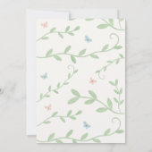 Invitation d'anniversaire Wild One Jungle (Dos)