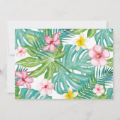 Invitation d'anniversaire Wild One Safari Animaux  (Dos)