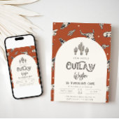 Invitation d'anniversaire Wild West | Invitation C