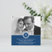 Invitation d'anniversaire Wonderful Years (Navy) (Debout devant)