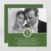 Invitation d'anniversaire Wonderful Years (Vert) (Devant / Derrière)