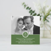 Invitation d'anniversaire Wonderful Years (Vert) (Debout devant)