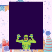 Invitation d'anniversaire Zombie