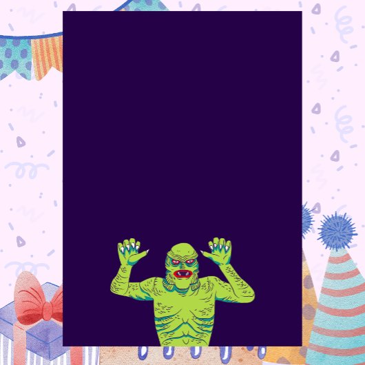 Invitation d'anniversaire Zombie