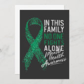 Invitation Dans Cette Famille, Personne ne combat seul la san (Devant / Derrière)